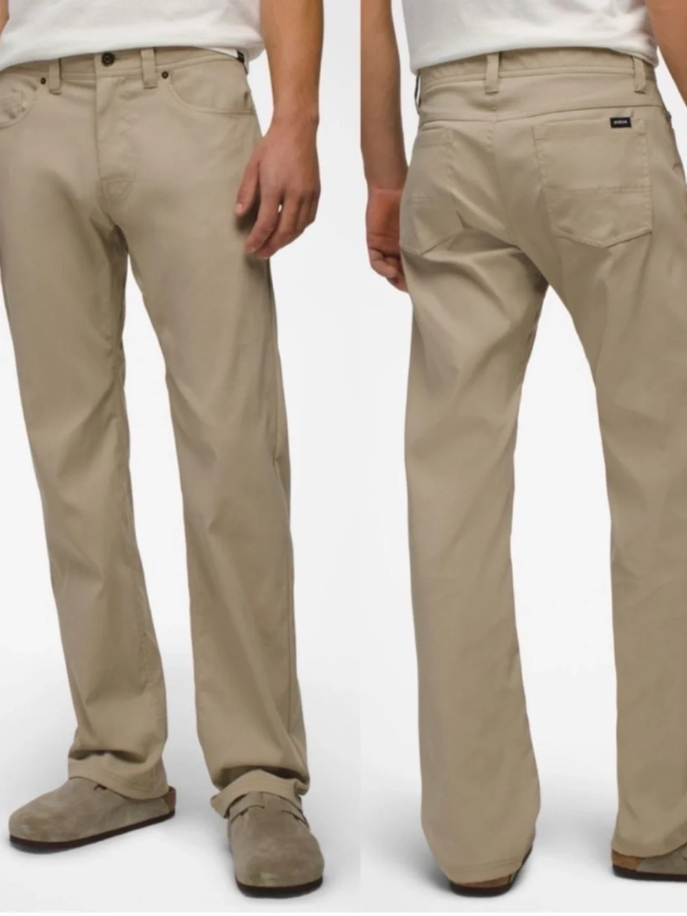 PrAna Brion Slim-Fit Pant in Sandbar 33WX32L EUC